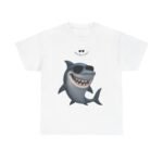 T-shirt - Cool Shark Unisex Heavy Cotton Tee