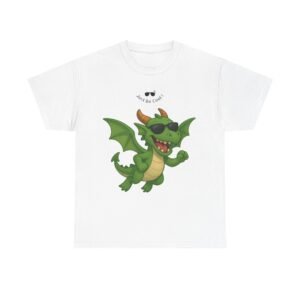 T-shirt - Cool Dragon Unisex Heavy Cotton Tee